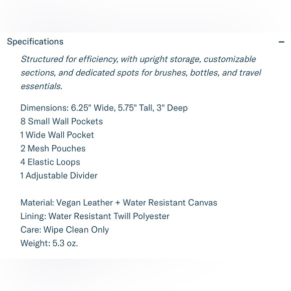 Parallelle The Small Bisque Traveller Makeup Organizer - Picture 11 of 11